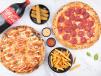 Thin Crust Pizza For Four People Family Deal