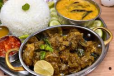 Mutton Kali Mirchi with White Rice and Dal (Set)