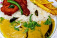 Chicken 65 Set With Rice And Dal