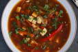 HOT N  SOUR CHICKEN SOUP 