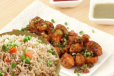 Veg Fried Rice With Chilli Gobi
