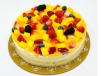 Vanilla Mango With Stawberry Cake