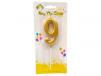Number Candle Gold 9