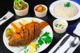 Tilapia Fish With Rice And Salad