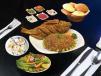 Tilapia Meal With Rice, Salad And Soup