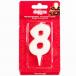 Candle Number 8 (1pc)