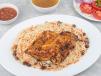Afghani Pulao With Chicken Fry Quarter