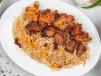 Afghani Pulao With Chicken And Mutton Tikka