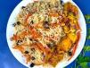 Afghani Pulao With Chicken Tikka Boti