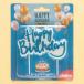 Display 12 Happy Birthday Candle Blue