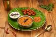 Vathal Kulambu Rice Bowl + Mini Curd Rice + Andra Potato Fry