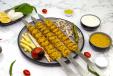 Chicken Kabab Koobideh with bread