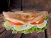 Boiled Egg Porotta Sandwich