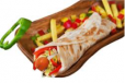 Hotdog Nashif Porotta Sandwich