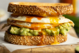 Egg N Avocado Diet Sandwich