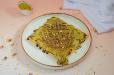 Pistachio Kunafa Crepe