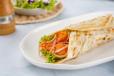 Butter Chicken Paratha Wrap