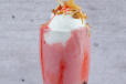 Strawberry With Nuts Milkshake