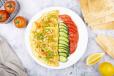 Vegetable Omelet plate