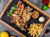 Grilled prawns
