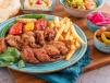 Grilled Chicken Wings Meal