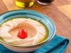 HUMMUS WITH TAHINA PLATE
