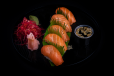 Blowtorch Salmon Nigiri