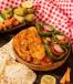 Chicken Steak With Tomatoes And Onions And Peppers