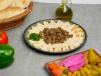 Hummus With Ras Asfour Meat