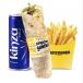 Beef Steak Wrap Meal
