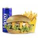 Small Grilled Chicken Burger Meal