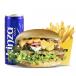 Chicken Cheetos Burger Meal