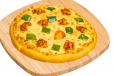 Capsicum and Chicken tikka Pizza