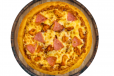 Chicken Tikka and Chicken Salami Pizza