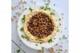 Hummus With Meat Salads