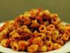 Pasta With Sauce Minced Meat Or Chicken