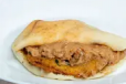 Foul With Falafel Sandwich