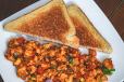 Paneer Bhurji With Bread