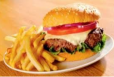 Aloo Tikki Cheese Burger With Fries