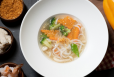 Master Stock Soup With Burnt Garlic
