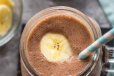 Nutella With Banana And Milk Cocktail