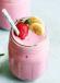 Banana Milk With Strawberry And Nutella Cocktail