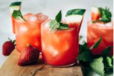 Watermelon And Strawberry Cocktail