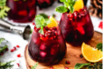 Pomegranate And Orange Cocktail