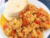 Yam with Egg Sauce
