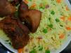 Fried Rice Goat Meat