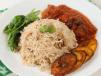 Rice And Beans With Assorted Meat And Sauce