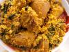 Semovita With Chicken