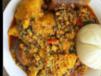 Poundo With Chicken