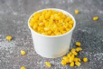 Sweet corn, a large cup